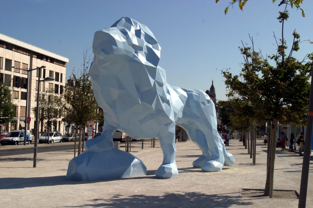 © En 2022 le Lion Bleu sera entouré de végétation et des mobilités douces - Mairie de Bordeaux