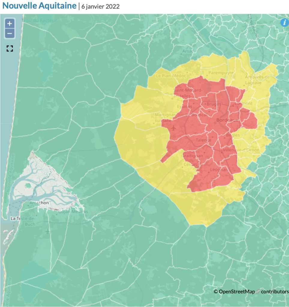 Less prévision de l'ATMO pour aujourd'hui ne sont pas encourageantes - ATMO Nouvelle-Aquitaine 