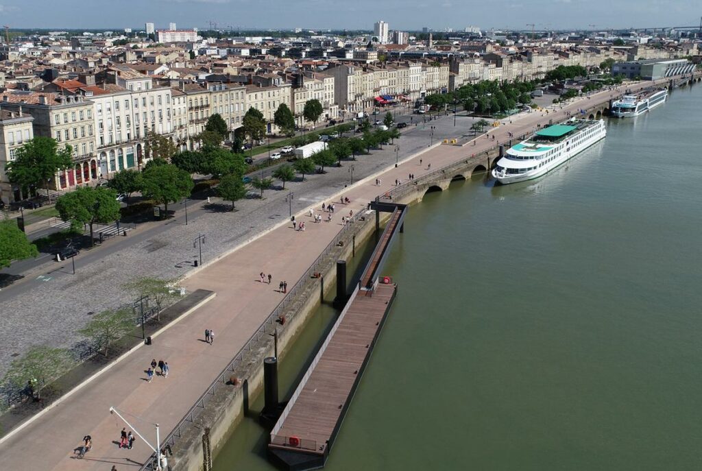 © Le ponton ariane sera le prochain a bénéficier de la technologie "Power Lock" - Mairie de Bordeaux