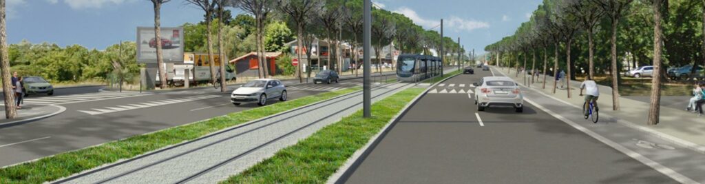 © Les aménagements pour fluidifier le trafic sur Mériganc ont commencé - Mairie de Mérignac/AXYZ