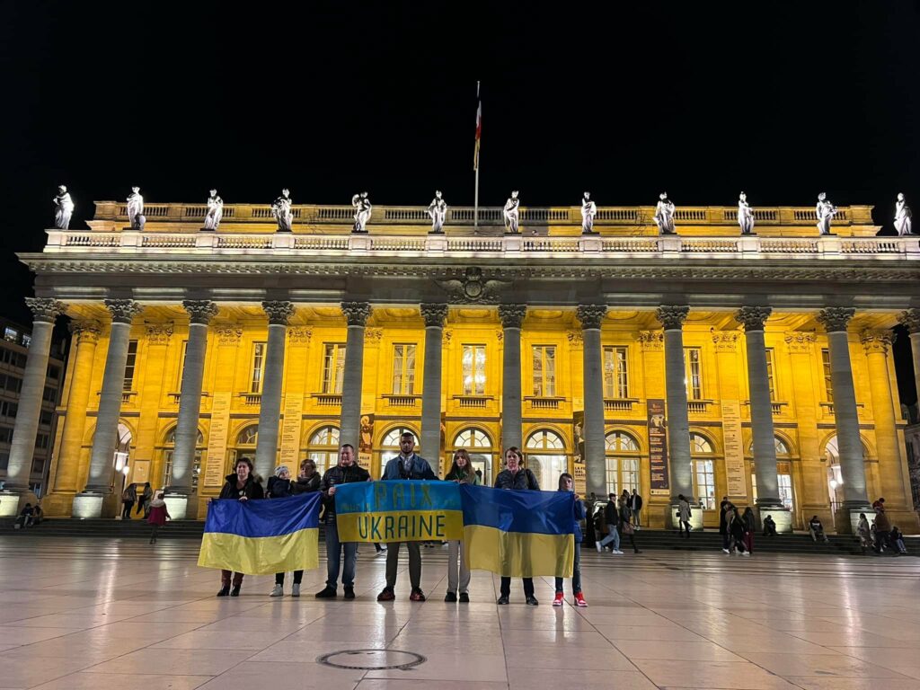 © Ukraine Amitié organise des collectes et des manifestations à travers Bordeaux - Ukraine Amitié