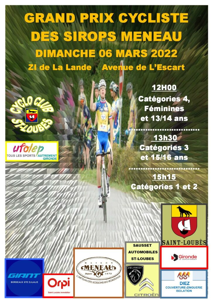 © Ce Grand Prix est l'un des événements incontournables de ce début d'année - Cyclo-club de Saint-Loubès