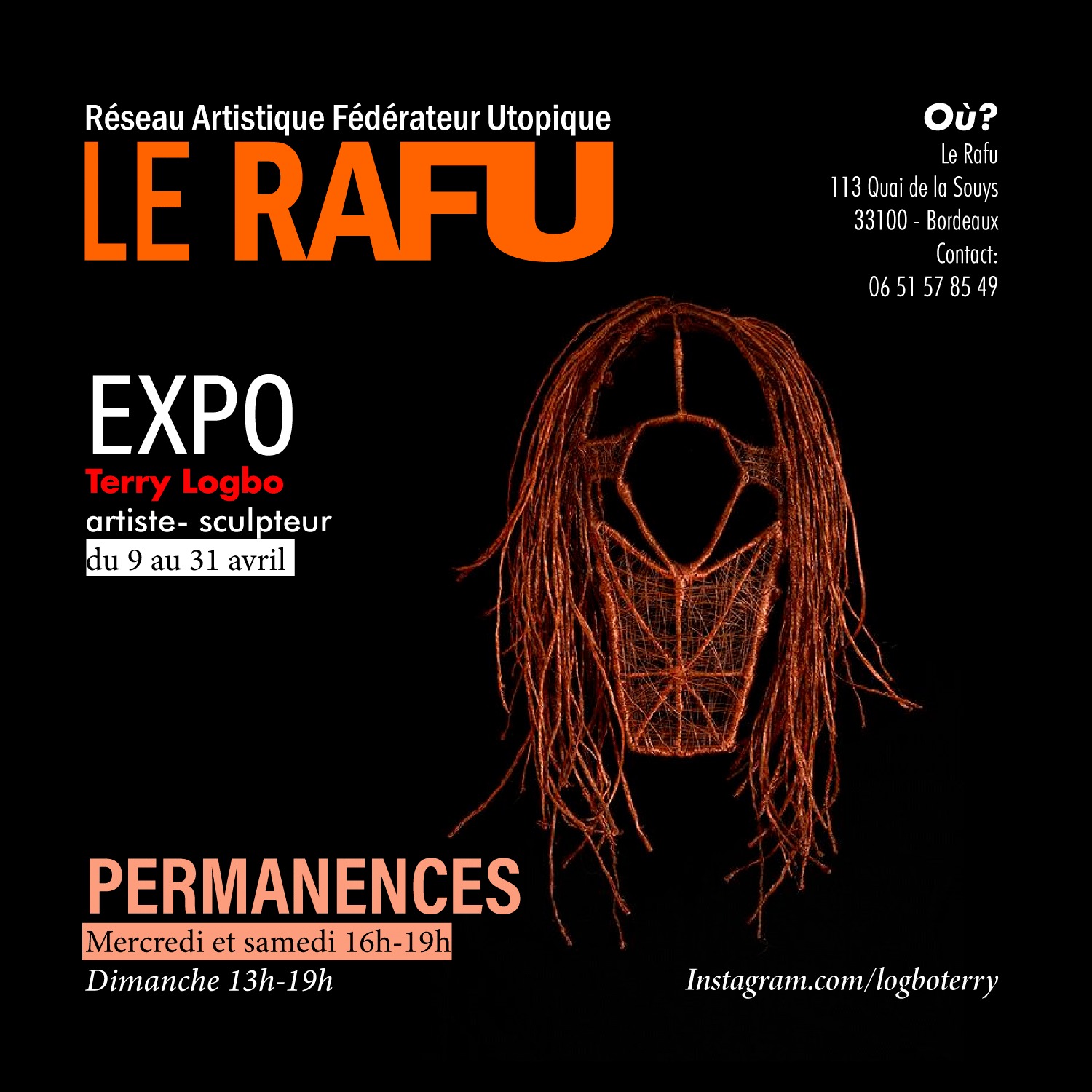 © Nouvelle exposition extravagante au café associatif le RAFU - Le RAFU