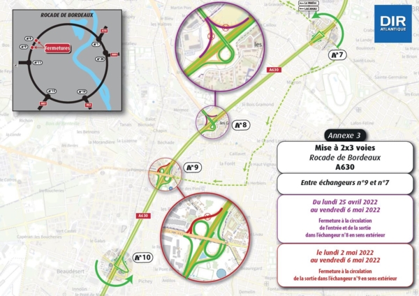 © Après cette semaine de travaux, de nouveaux seront programmés pour les mois à venir - Bordeaux Métropole