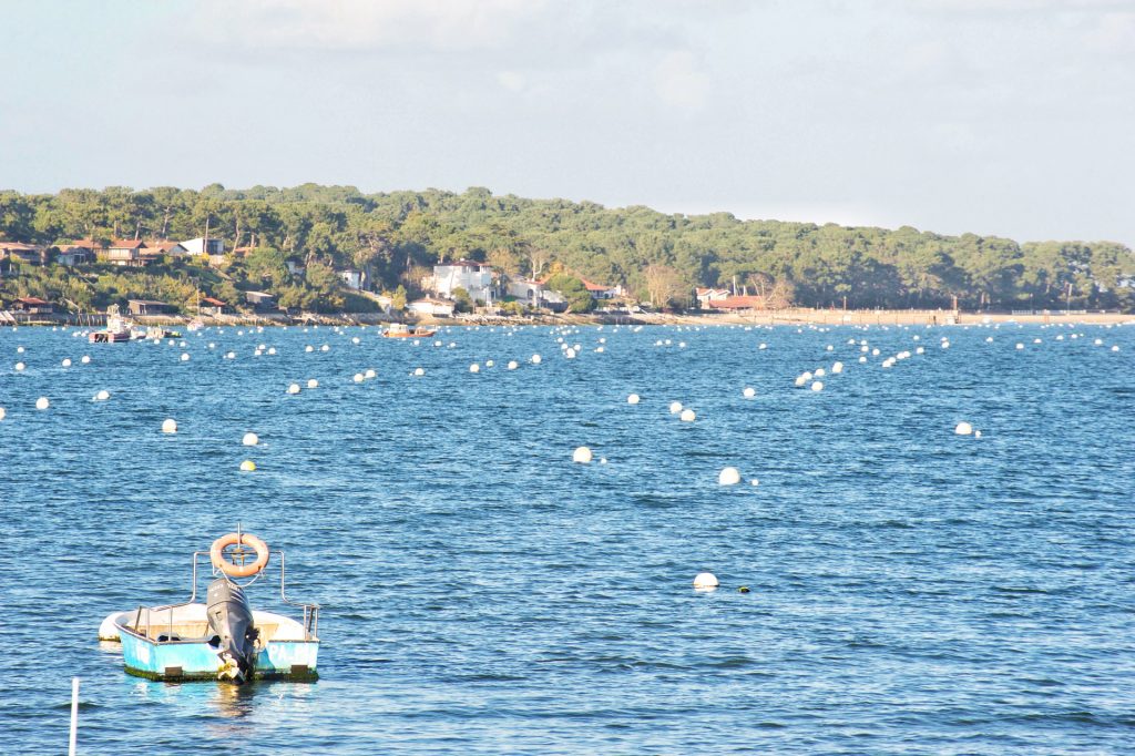 © La livraison à domicile des huîtres peut aussi s'effectuer sur le bord d'un ponton de quoi les déguster avec une vue magnifique - Mais'huîtres