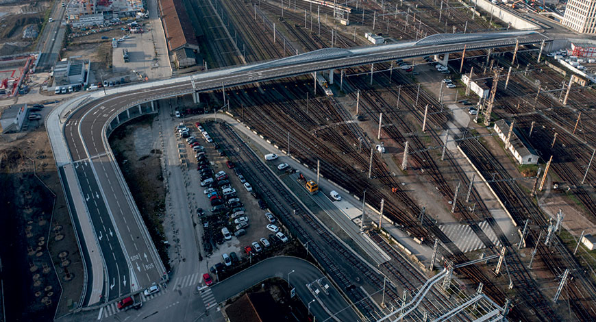© La création du pont de la Palombe va permettre de fluidifier le trafic et désenclaver les quartiers - Bordeaux Métropole