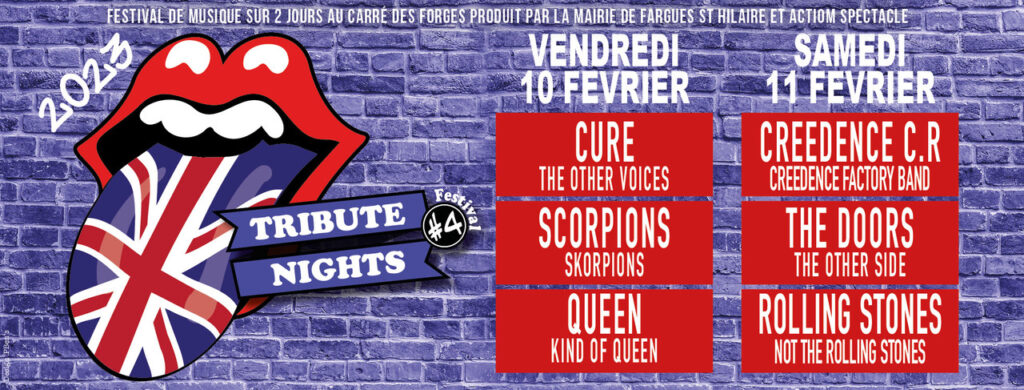 Le festival de musique Tribute Nights revient au Carré des Forges avec une 4ème édition riche en surprises musicales, les 10 et 11 février !