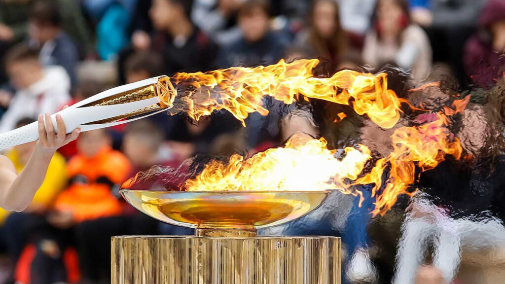 Le parcours de la flamme olympique à Bordeaux