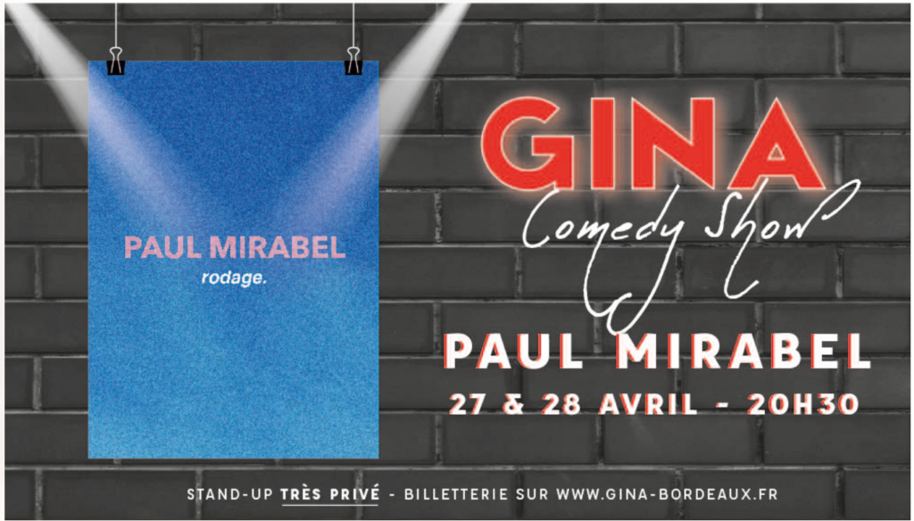 Bordeaux : l'humoriste Paul Mirabel se produira pour la première