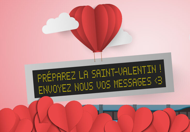 Écrivez à TBM pour diffuser votre déclaration d'amour pour la Saint ...