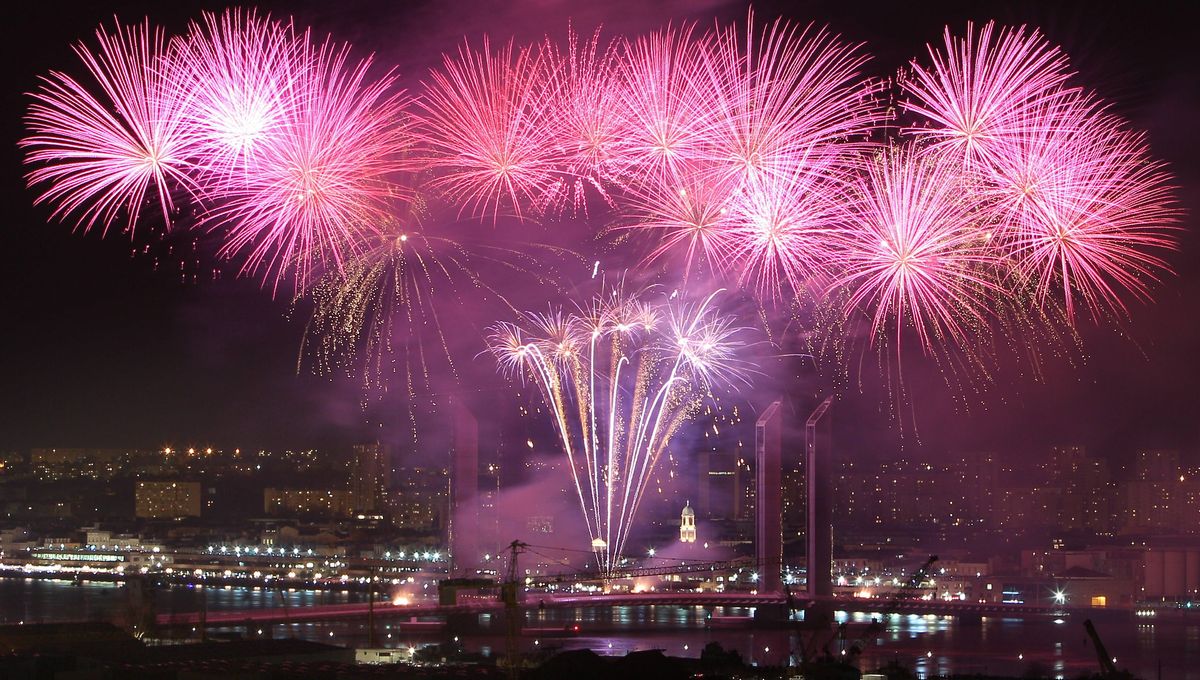 Feu d'artifice 14 juillet Rouen