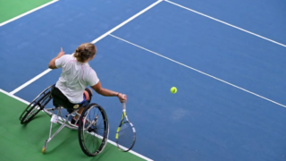 Yannick Noah inaugure le premier Para Tennis Tour à Bordeaux