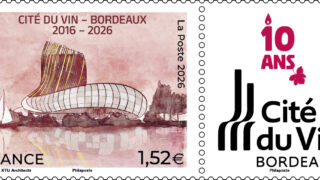 Bordeaux : un timbre collector pour célébrer les 10 ans de la Cité du Vin