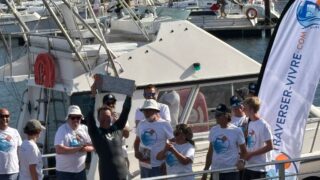Capbreton : Dominique Broustau a réussi sa traversée de 31 kms à la nage pour les malades du cancer