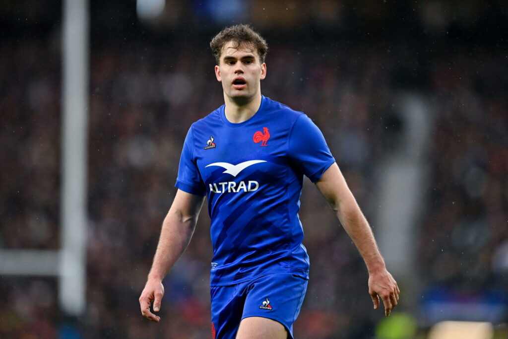 Damian Penaud avec le XV de France