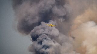 La fumée des incendies de Madrid rejoint celle de Bordeaux