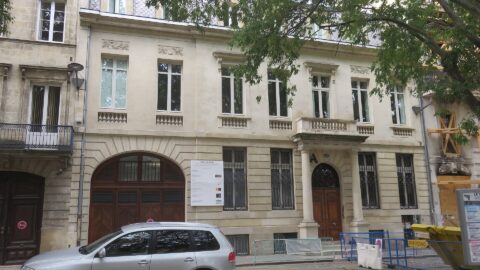 Façade de l’Hôtel de Bryas à Bordeaux