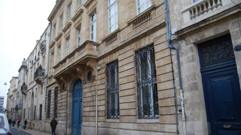 Façade de l’Hôtel Mel de Fontenay à Bordeaux