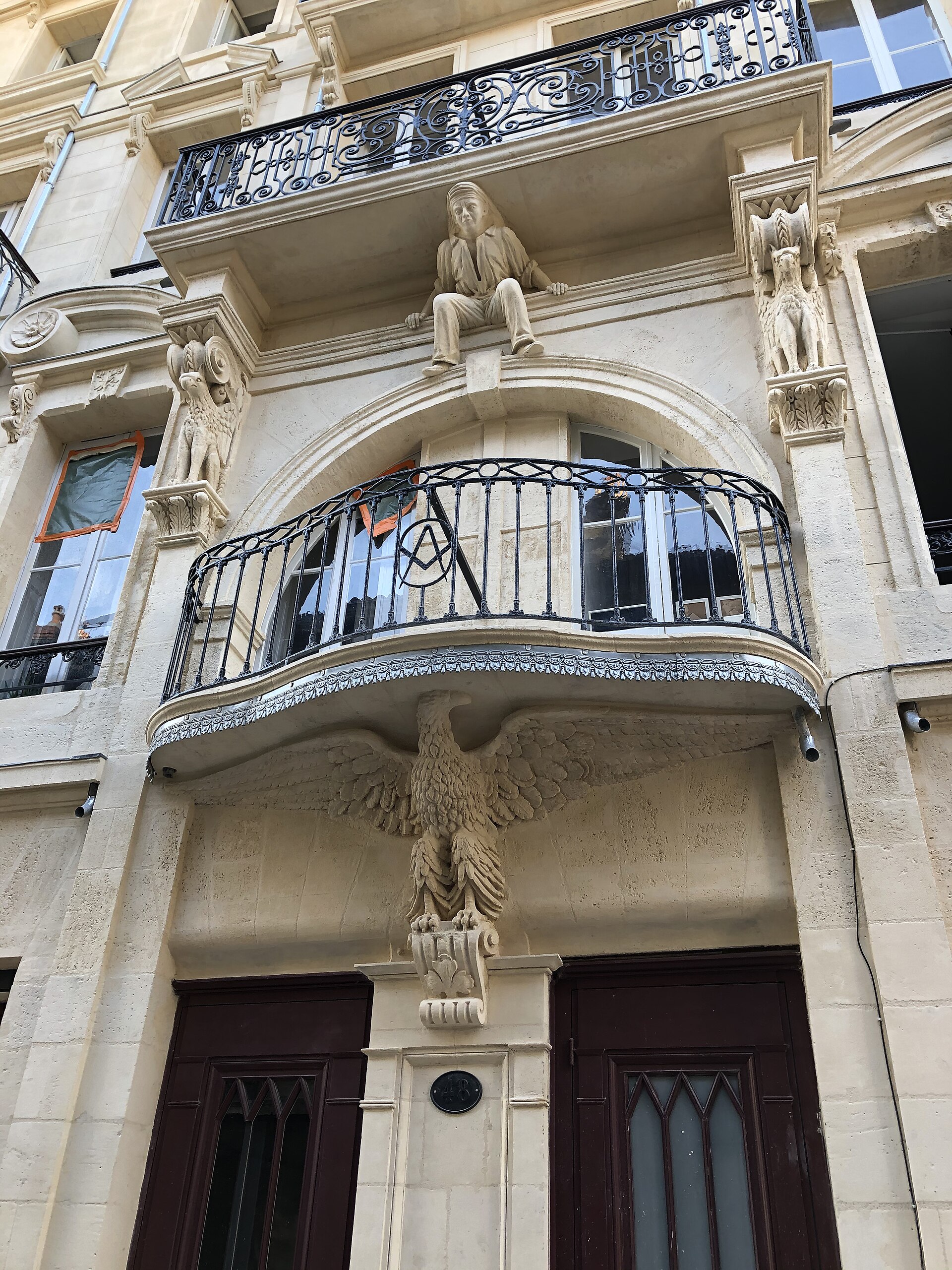 Façade nord restaurée de l’Hôtel Saint-François