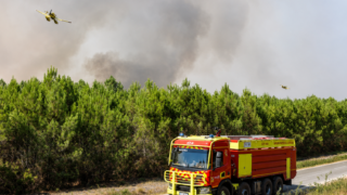 Gironde : un feu de forêt mobilise d’importants moyens près de Bordeaux