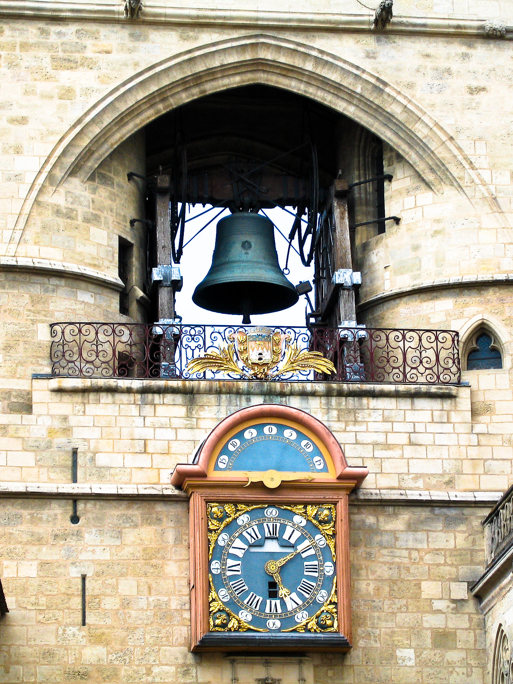 Détail de la Grosse Cloche de Bordeaux