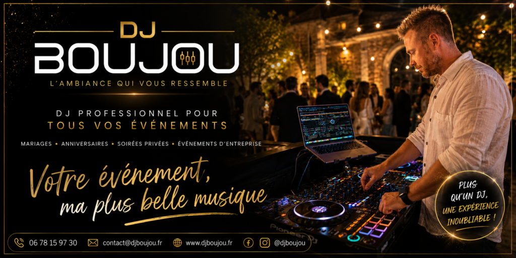 PUBLICITÉ – Ton événement mérite une ambiance à la hauteur ! 🎶