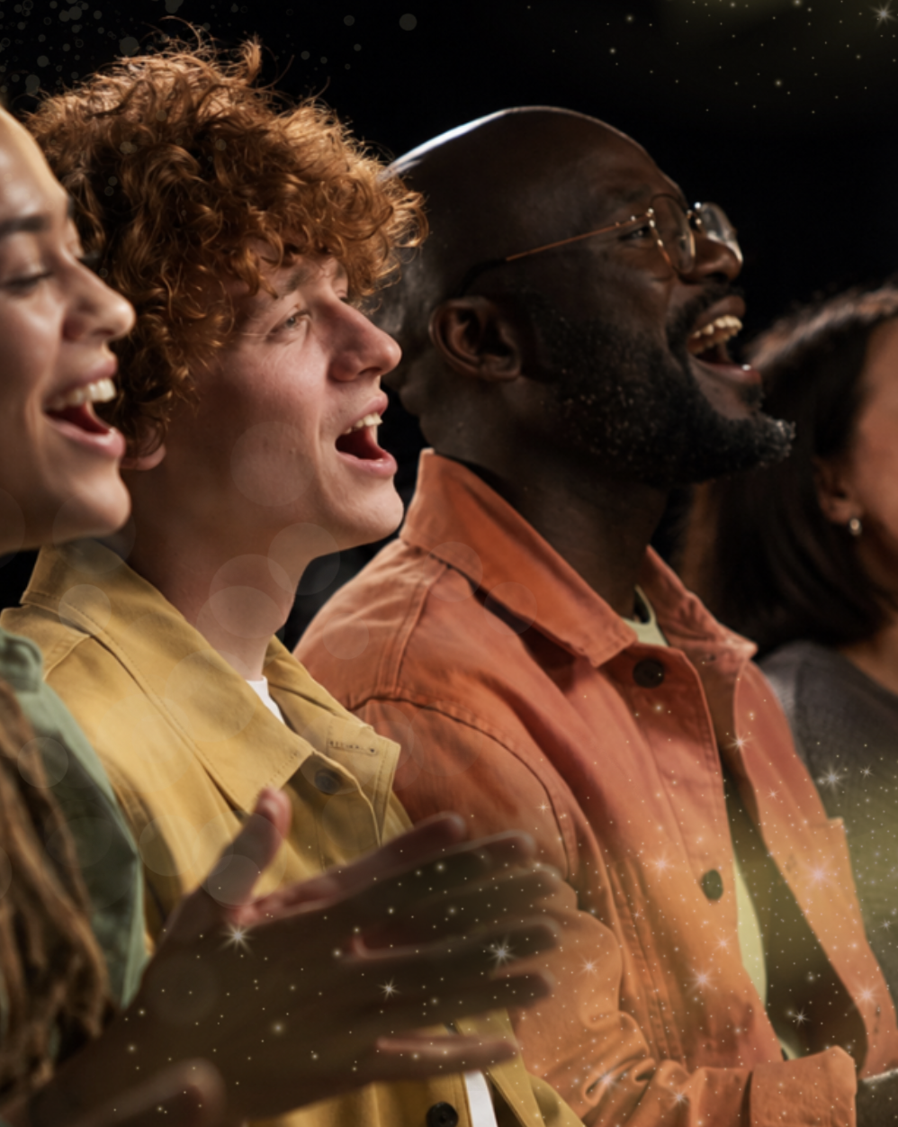 Le public participe au spectacle musical KaraKorus à Bordeaux