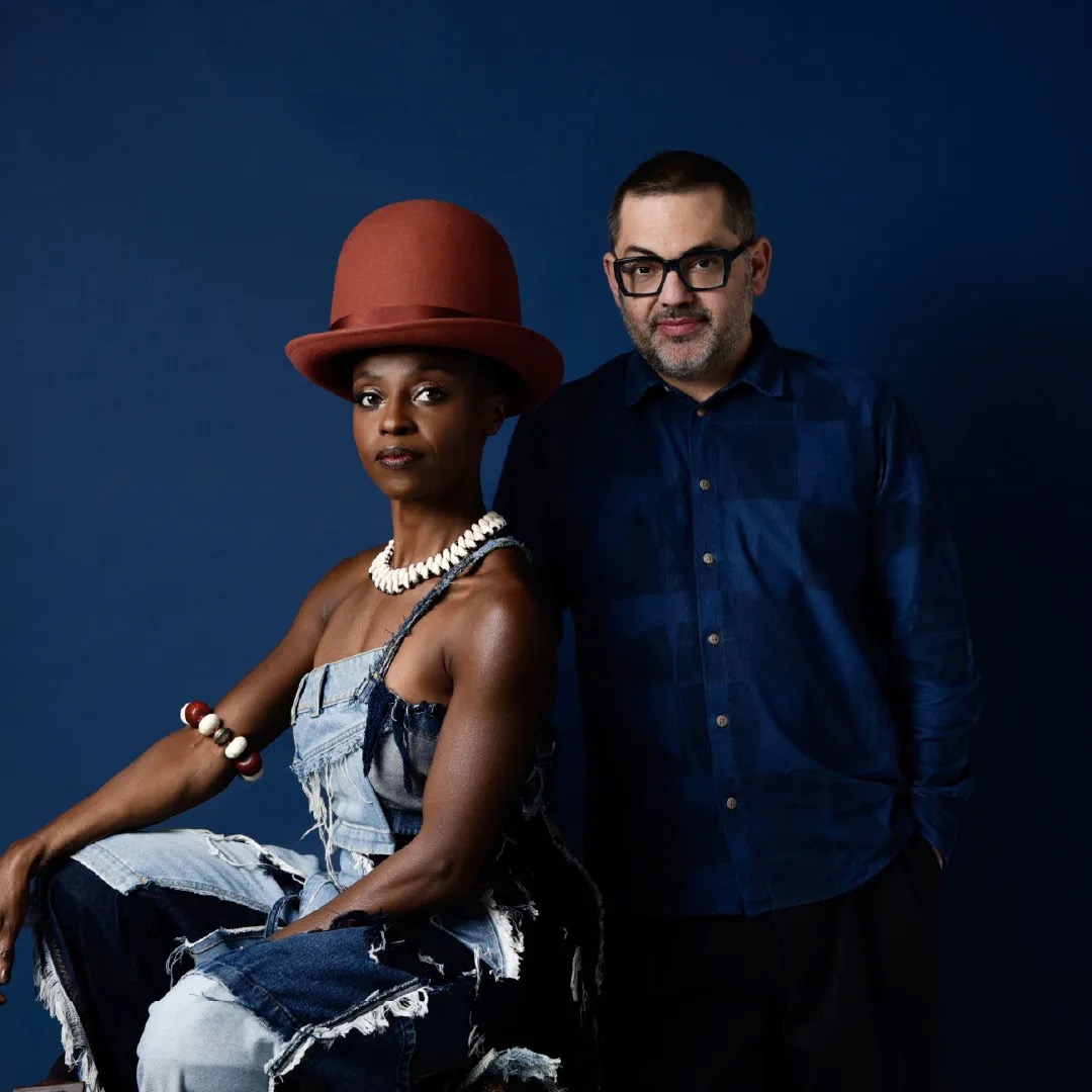 Skye Edwards et Ross Godfrey du groupe Morcheeba