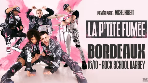 Affiche du concert La P'tite Fumée et Michel Hubert à Bordeaux le 16 octobre