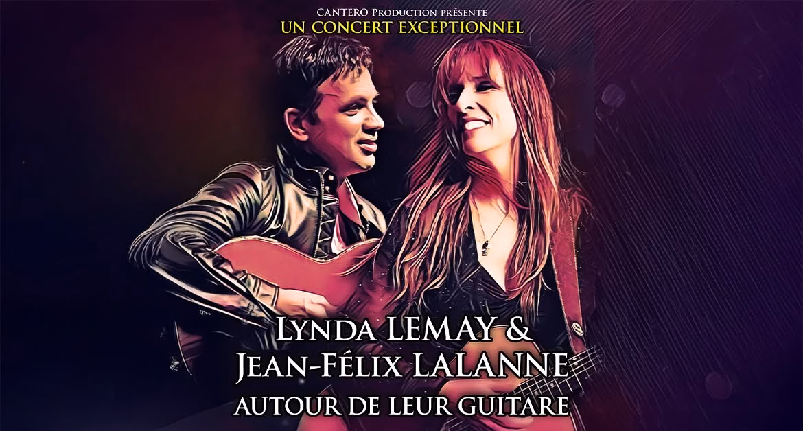 Affiche de Lynda Lemay et Jean-Félix Lalanne au Théâtre Fémina le 13 octobre