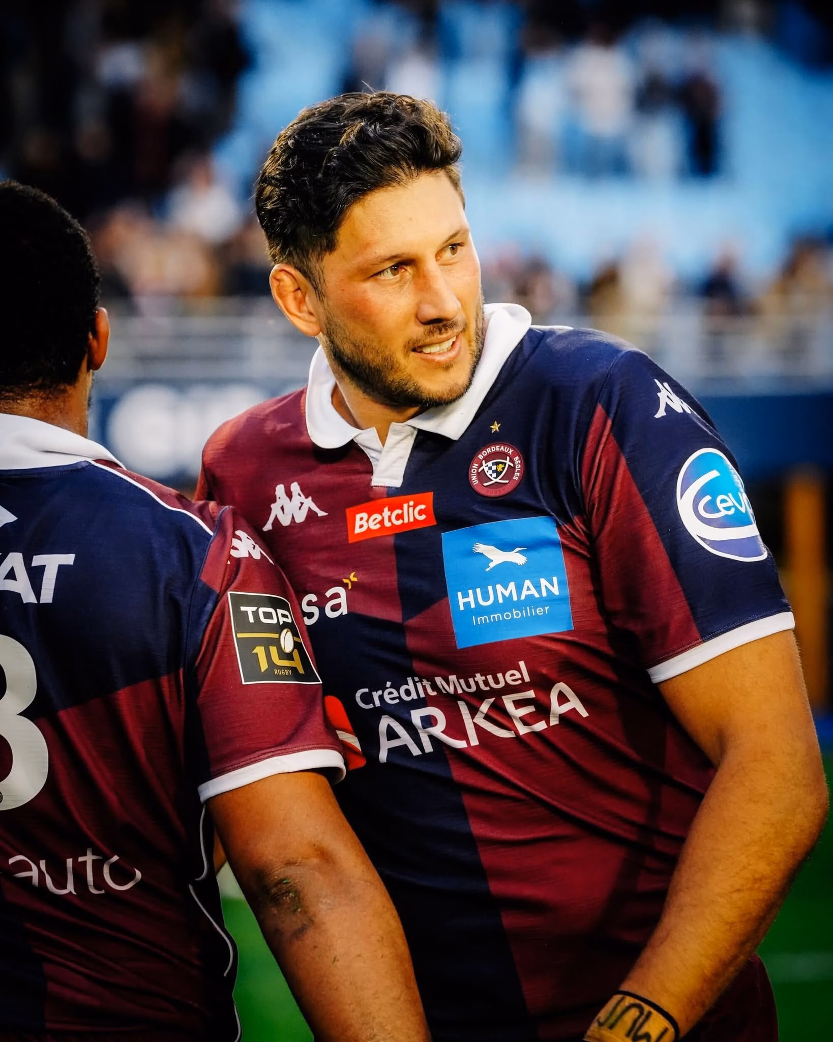 Adam Coleman avec l'Union Bordeaux-Bègles