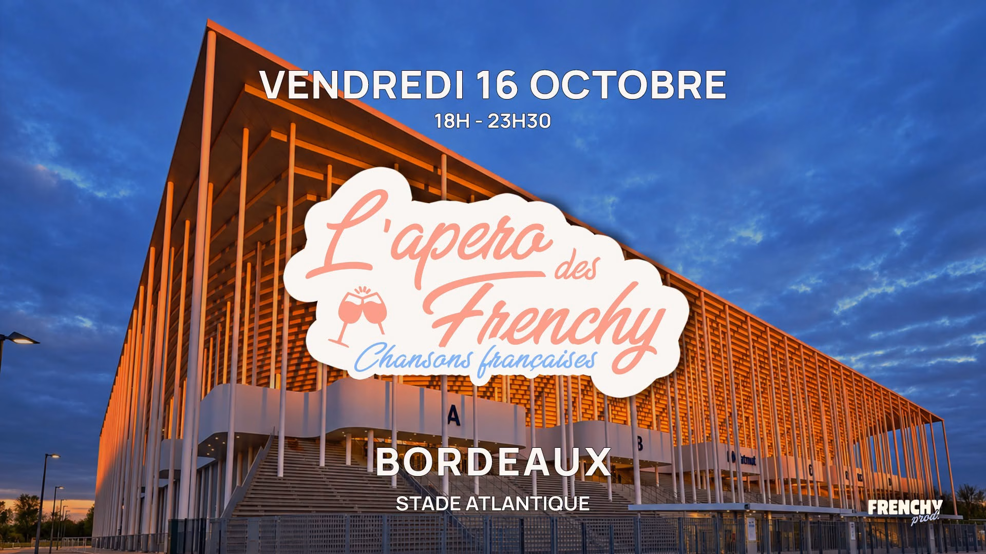Visuel de L’Apéro des Frenchy au Stade Atlantique