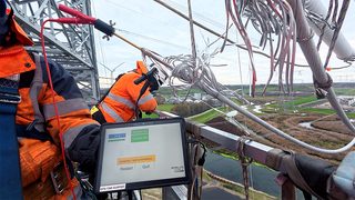 En Gironde, Epsilon Composite teste un contrôle inédit sur une ligne électrique de 380 kV